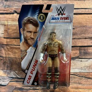WWE Main Event Series 150 CM Punk CHASE VARIANT Figure Mattel Basic Pink Green